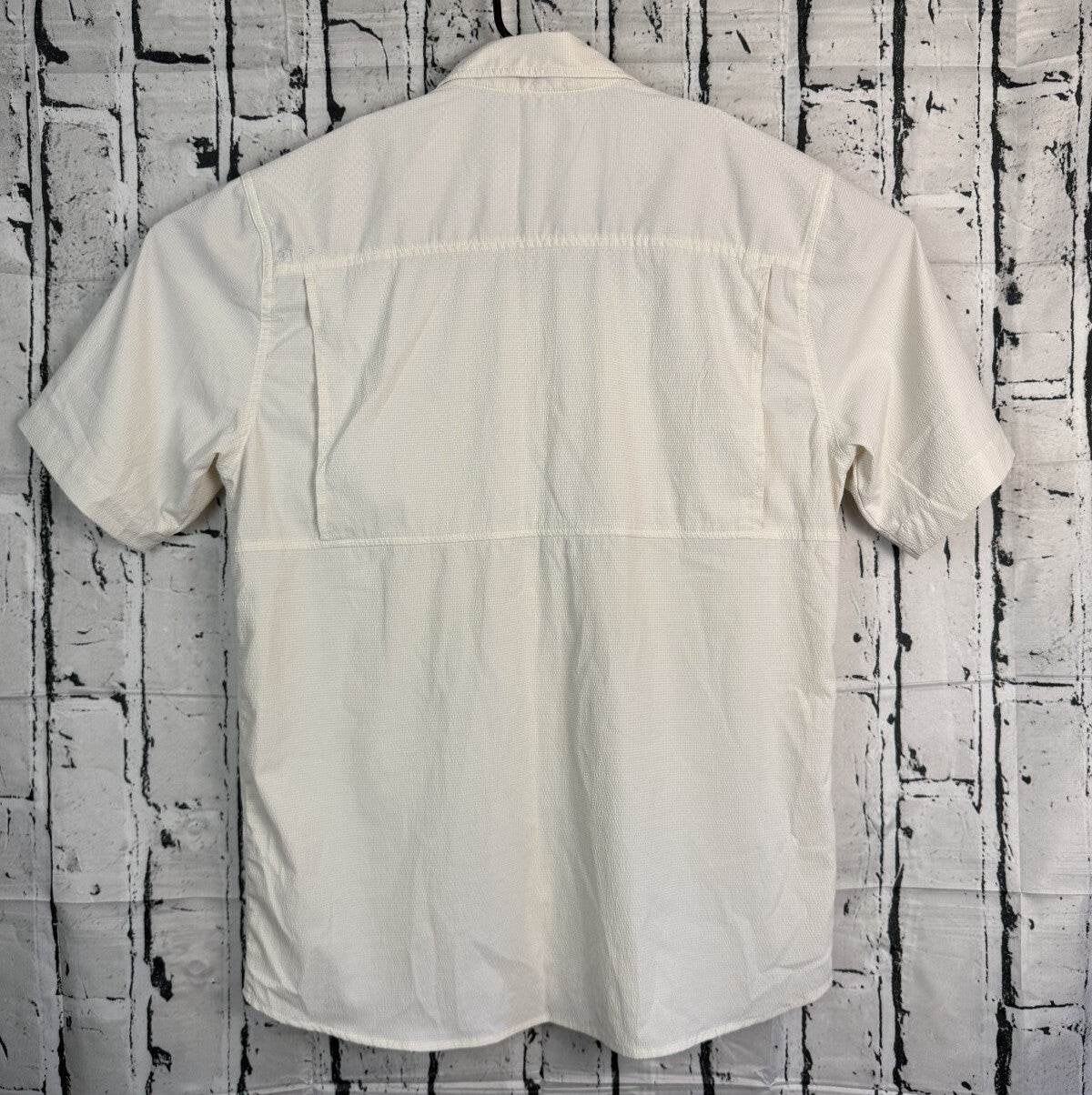 Orvis Open Air Caster Ventilated Short Sleeve Fishing Shirt Mens Sz Medium Cream