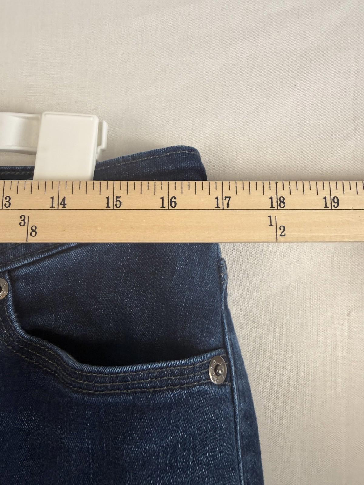 Levis Womens 529 Curvy Bootcut Denim Blue Jeans Size 12L Long Casual Boot Cut