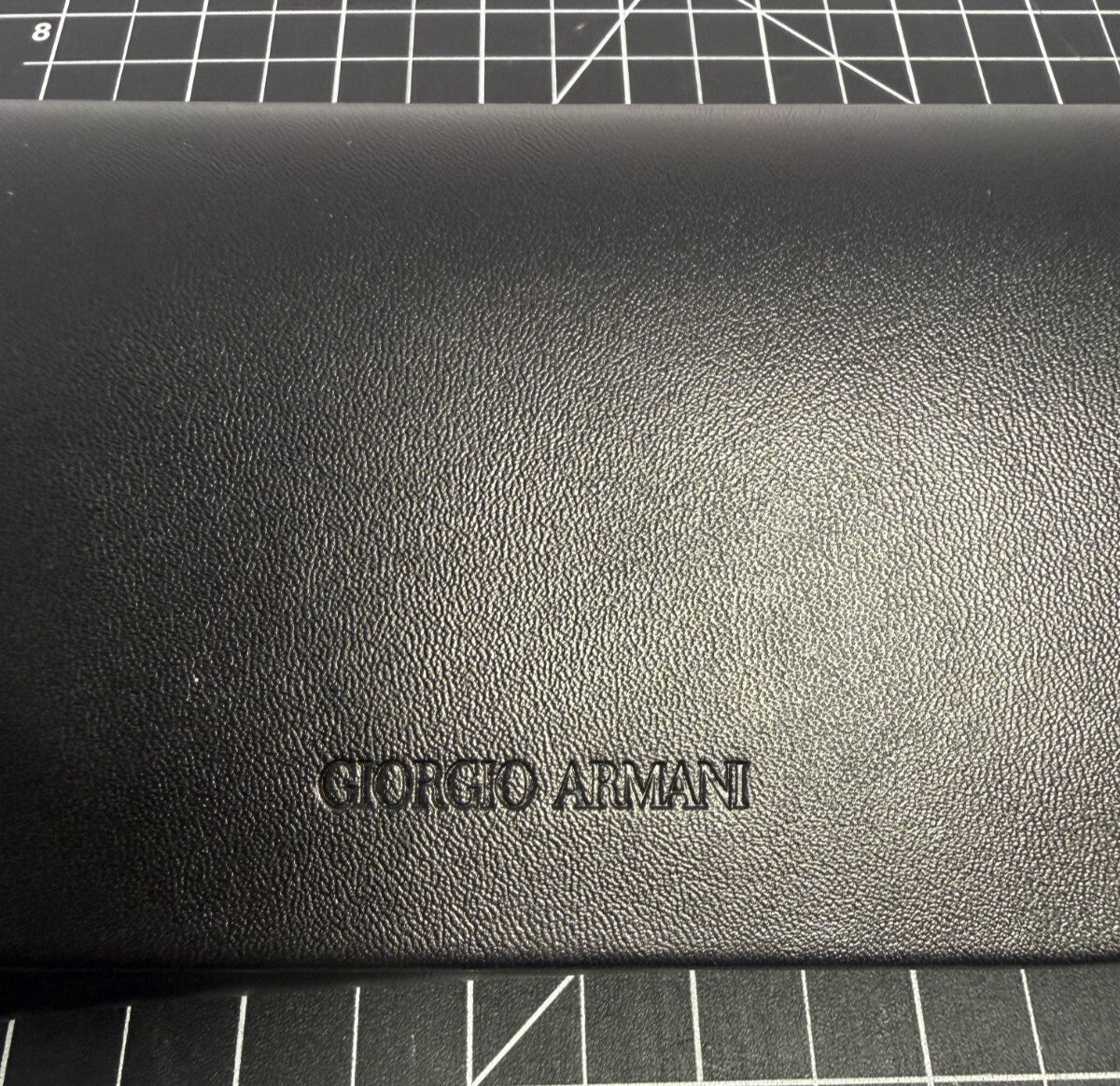 Giorgio Armani Eyeglass/Sunglasses Case – Black, Felt Lining - Designer