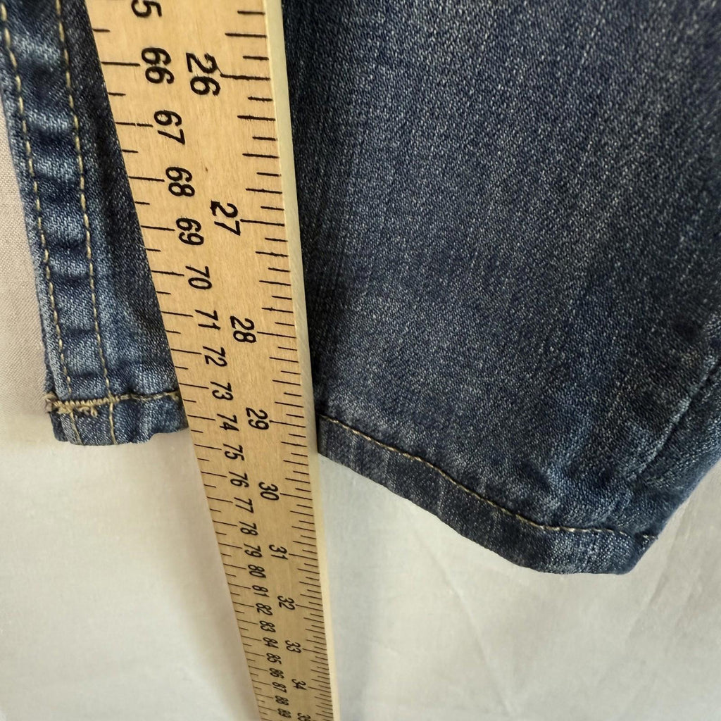 Vigoss Jeans Womens 30x31 Blue The Jagger Skinny Distress Medium Wash