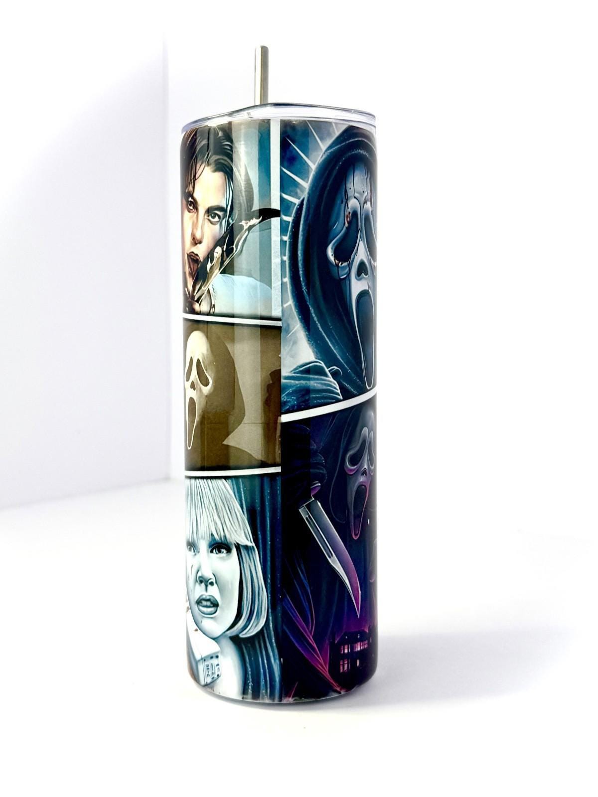 20 oz Scream Stainless Steel Tumbler with Lid, Straw