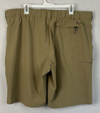 Columbia Shorts Mens 42/52 Tan Hiking Performance Stretch Zip Pocketed