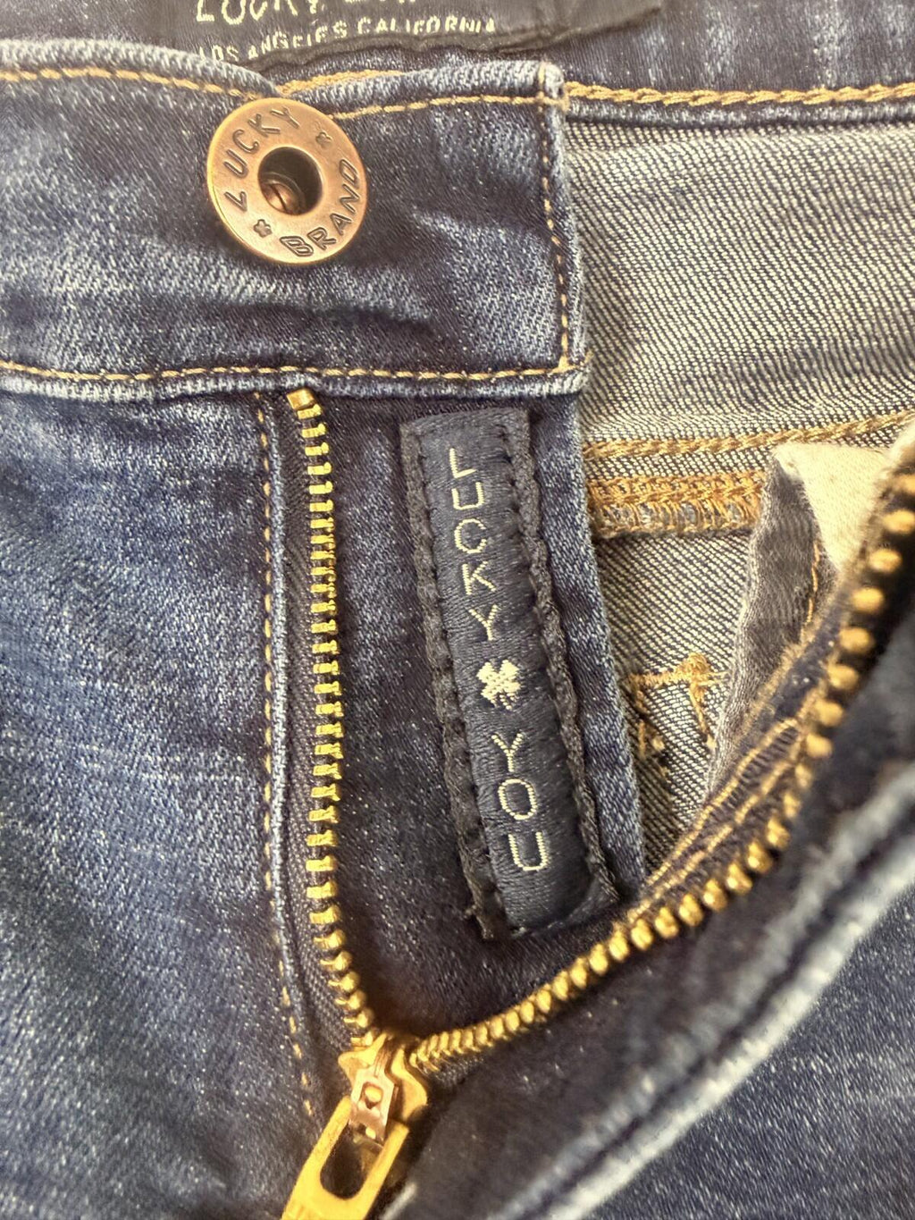 Lucky Brand Charlie Skinny Ankle Jeans Womens Size 4 Medium Wash Stretch