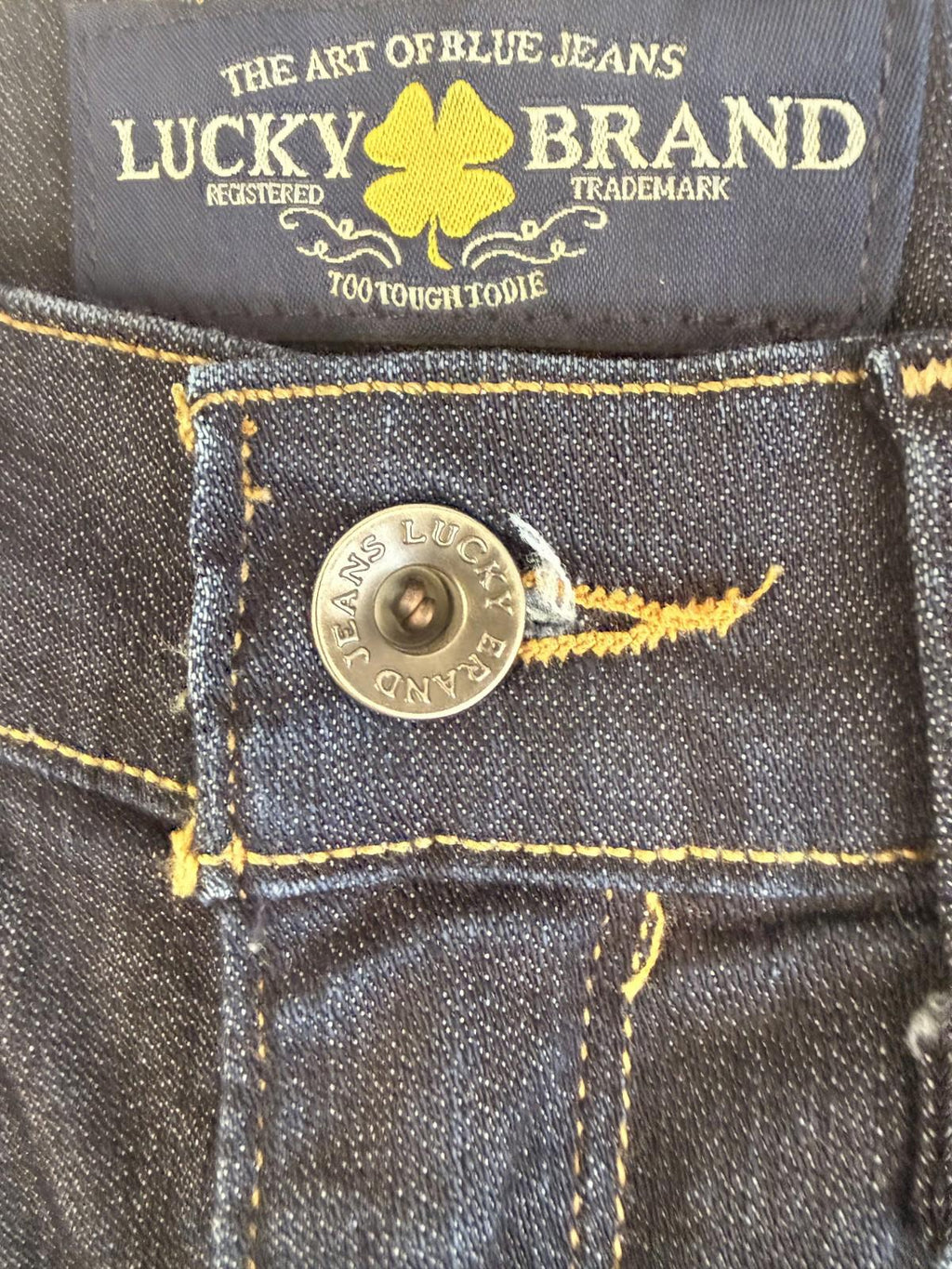 Lucky Brand Jeans Womens 2/26 Dark Blue Sofia Skinny Low Rise Stretch Denim