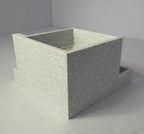 Self Watering Planter with Stairs Stone Look 3D Printed PLA