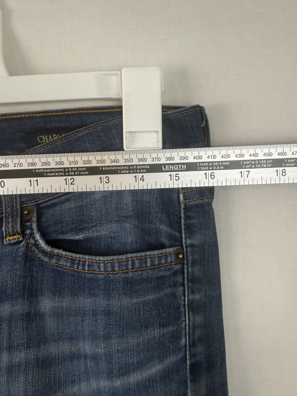 Lucky Brand Charlie Flare Jeans Womens 10 Blue Denim Stretch - Made in USA