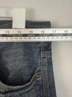 Helix Slim Boot Cut Jeans Mens 32 x 30 Distressed Y2k