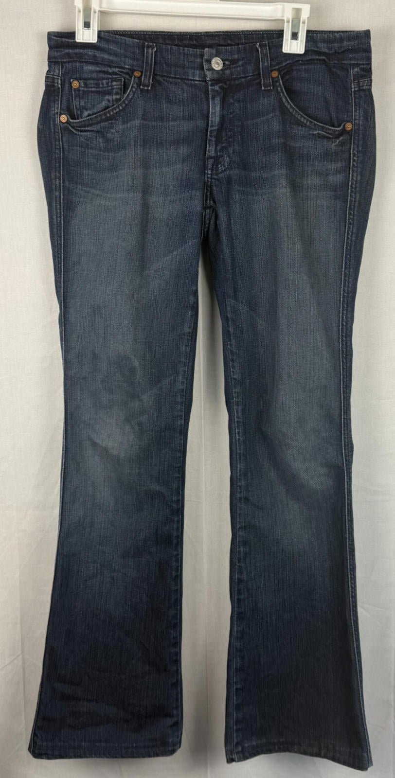7 For All Mankind Jeans Womens Size 29 Low Rise A Pocket Flare