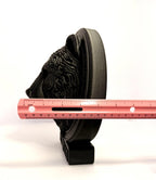 3D Printed Bear Runes Large Plaque - Black