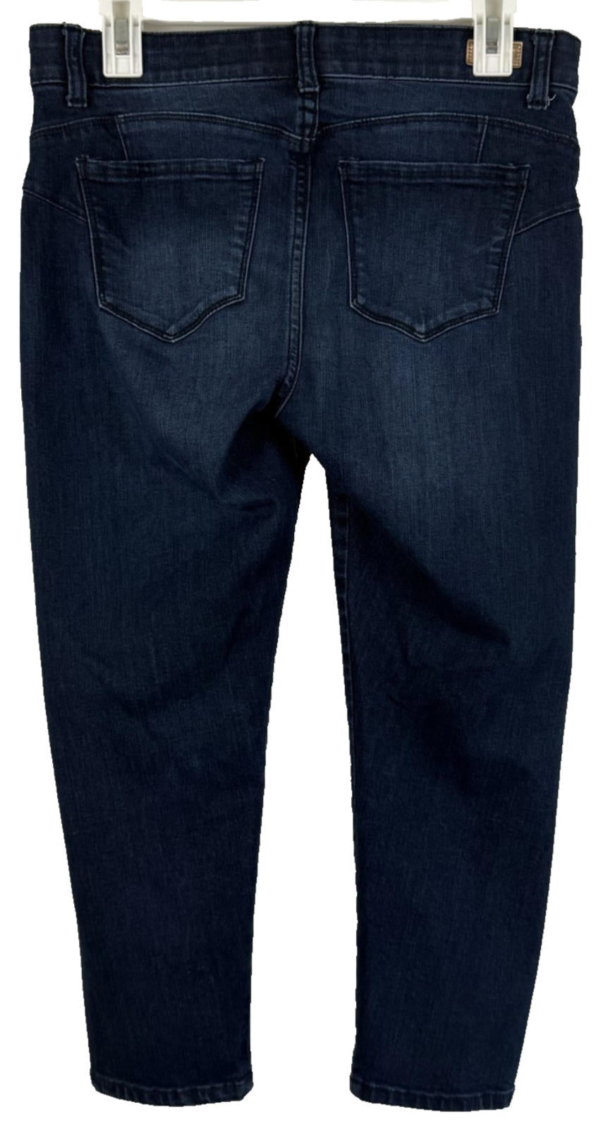 Juicy Couture Crop Capri Womens Jeans Size 6 Skinny Medium Blue Elastic Waist