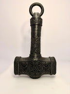 3D Printed Mjolnir- Black - PLA