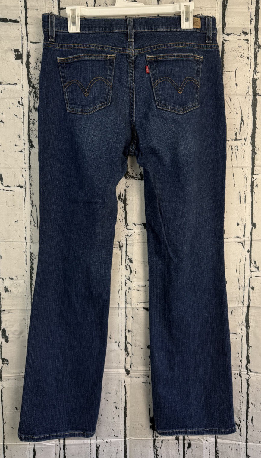 Levis 550 Womens Jeans Blue Size 12M Relaxed Bootcut Stretch Mid Denim