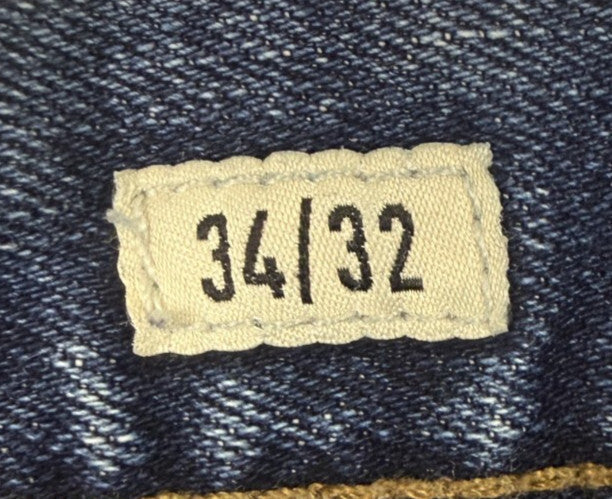 Ariat Mens Blue Jeans Straight Leg Fit Denim M5 34/32 Pants Distressed Cowboy