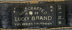 Lucky Brand 121 Heritage Slim Jeans Mens 31x32 Blue Denim Stretch