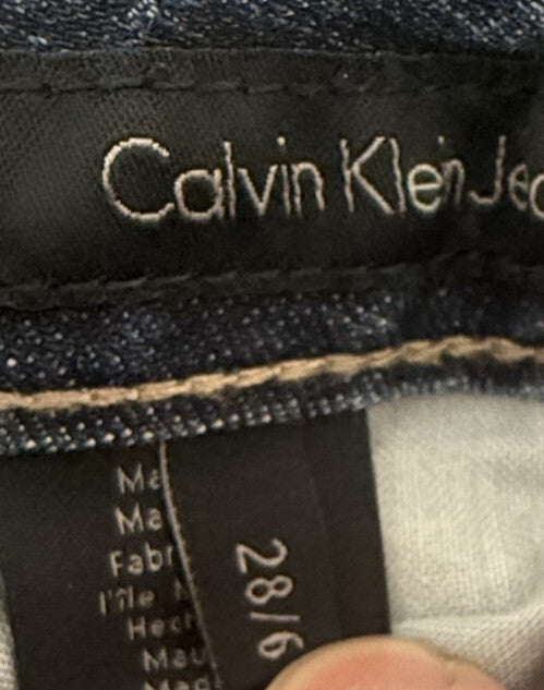 Calvin Klein Jeans Womens 6 Blue Ultimate Skinny Stretch Denim Pants