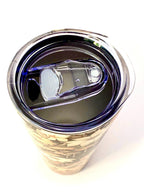 20 oz Autumn Ghost Stainless Steel Tumbler with Lid, Straw