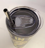 20 oz It Gets Worse Stainless Steel Tumbler with Lid, Straw