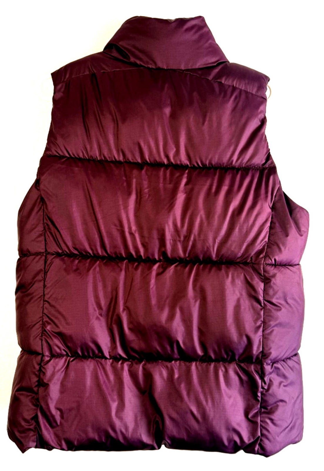 Columbia Vest Womens Large Purple Puffer Quilted Insulated Outdoor Zip Pockets
