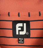 FootJoy Shirt Mens XL Pink Salmon Short Sleeve Embroidery Performance Golf Polo