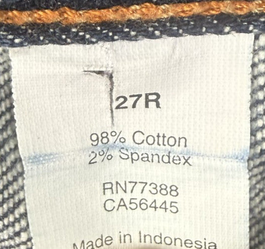 J. Crew Jeans Womens Size 27 Blue Bootcut Dark Wash Stretch Denim