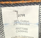 J. Crew Jeans Womens Size 27 Blue Bootcut Dark Wash Stretch Denim