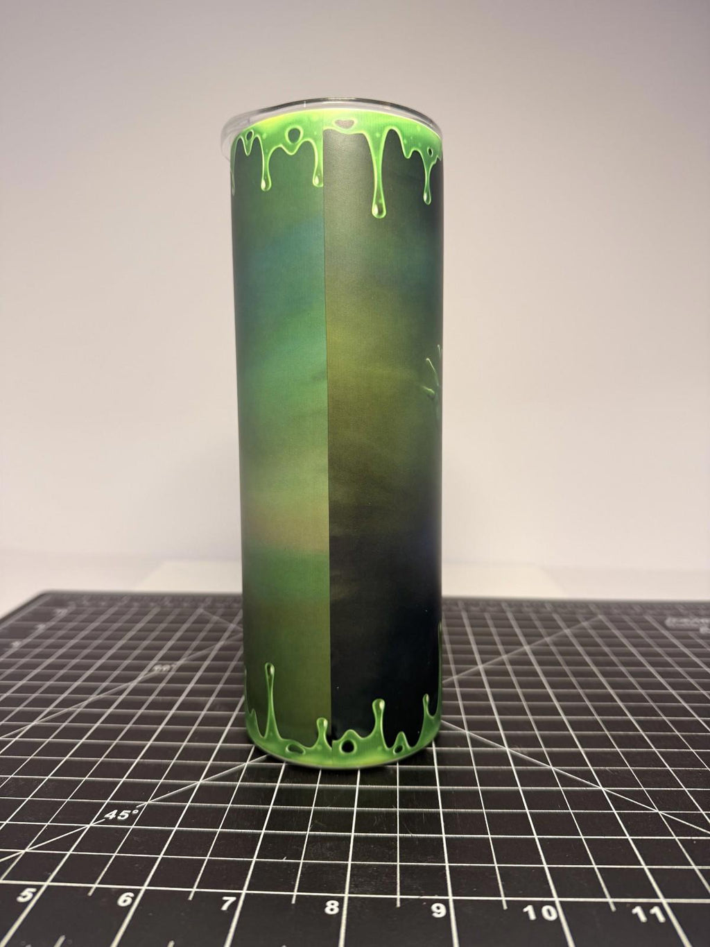 20 oz Slimmer Glow in the Dark Stainless Steel Tumbler with Lid, Straw