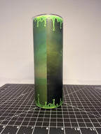 20 oz Slimmer Glow in the Dark Stainless Steel Tumbler with Lid, Straw