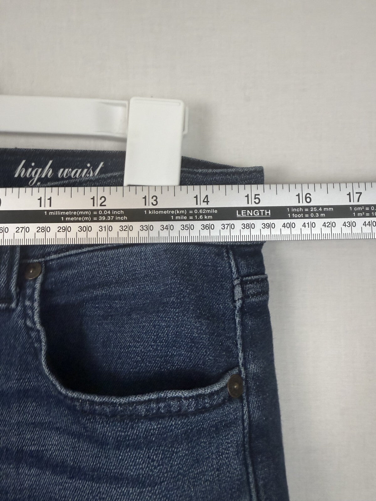 7 for All Mankind Jeans Womens Sz 29 Blue High Waist Ankle Gwenevere Preppy