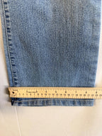 Lei Jeans Womens 7 Short Juniors Blue Ashley Low Rise BootCut Regular Fit Pants