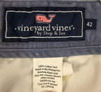 Vineyard Vines Shorts Mens Sz 42 Blue Breaker Embroidered Fish Bones Chino
