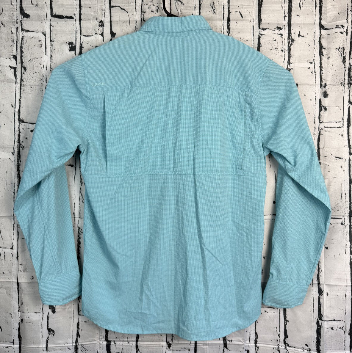 Orvis Open Air Caster Ventilated Long Sleeve Fishing Shirt Mens Size Medium Blue