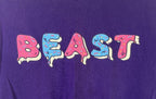 Mr Beast Graphic Tee Shirt Girls Sz Small Limited Edition Purple You Tube