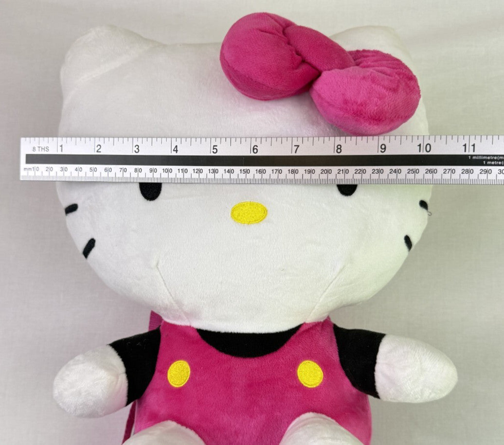 Hello Kitty Plush Backpack - Deep Pocket - 16 inches