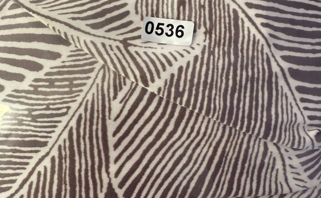 Windsor Dress Womens Size Large Tropical White/Brown Palm Leaves