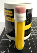 Shoe Box “Teachers Like Me Aren’t A Dime A Dozen” Coffee Mug Cup w/Pencil Handle