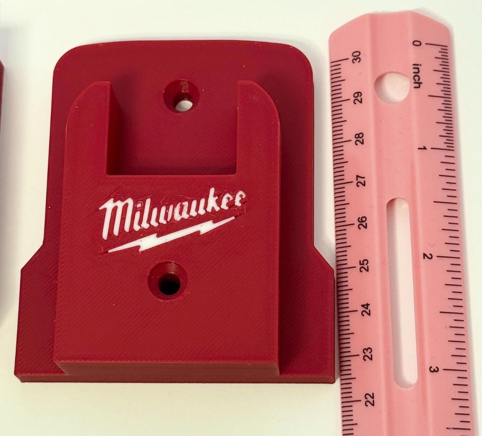 3D Printed Tool and Battery (M18 Fuel) Holder 3 Pack ~Red~ Mount in Van/Garage