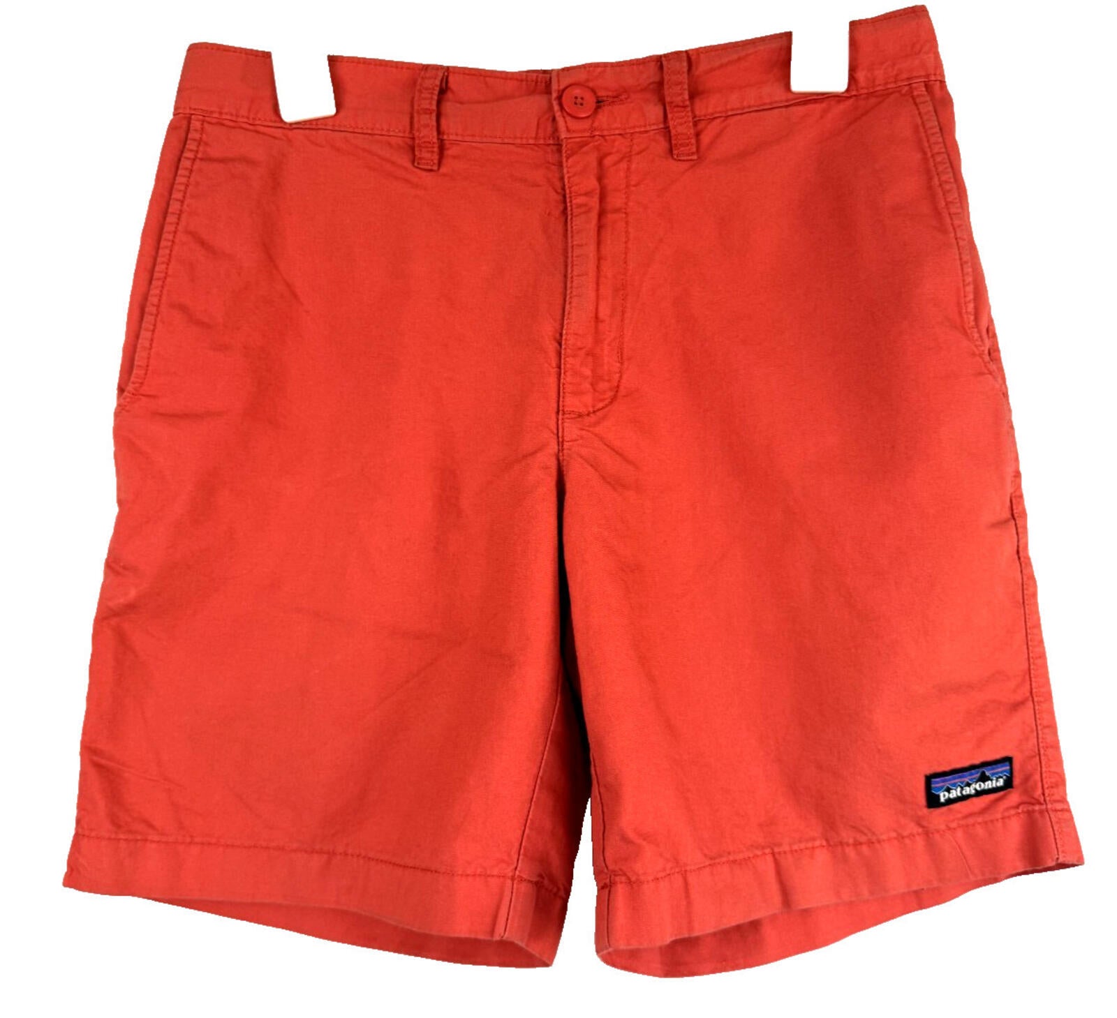 Patagonia Men's Organic Cotton Orange Shorts Size 30 Outdoors Camping