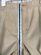 LL Bean Natural Fit Cargo Short Mens Size 38 Khaki Brown Tan 9 Inch Inseam
