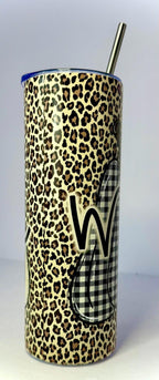 20 oz Fall Mama Stainless Steel Tumbler with Lid, Straw