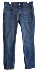 Levis 511 Blue Jeans Mens Size 34 x 32 Slim Straight Fit Cotton Blend Denim