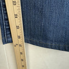 Signature LEVI Strauss Gold Mid Rise Bootcut Womens Sz28 Dark Wash Stretch Jeans