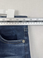 AG Adriano Goldschmied The Angel Bootcut Jeans Womens 30 Blue Raw Hem