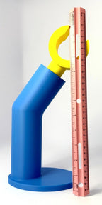Lego Arm Headphone Stand Holder 3d Printed PLA Gaming Blue and Yellow