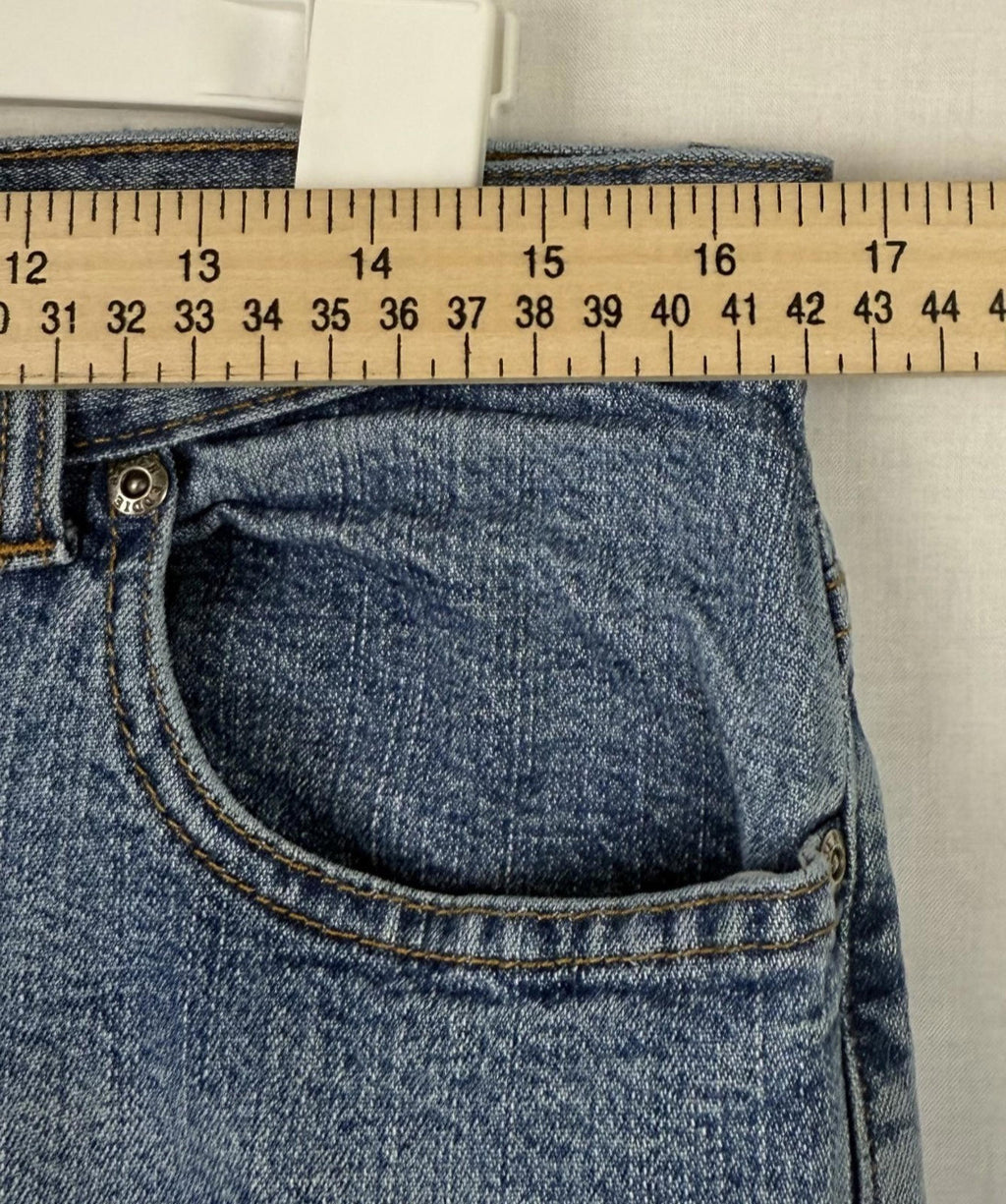 Eddie Bauer Womens Jeans Sz 10 Petite Blue Denim Pants Bootcut 5-Pocket