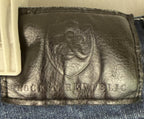 Rock & Republic Neil Straight Mens Sz 34x34 Dark Wash Jeans Stretch Flap Pockets