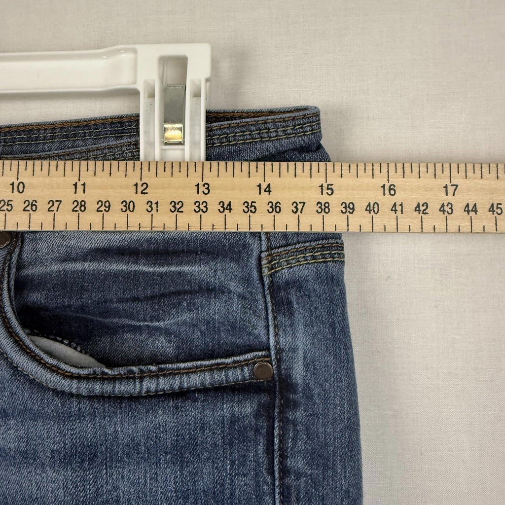 Dollhouse Jeans Womens 9 Blue Distressed Charley Skinny Fit Stretch Denim Pants