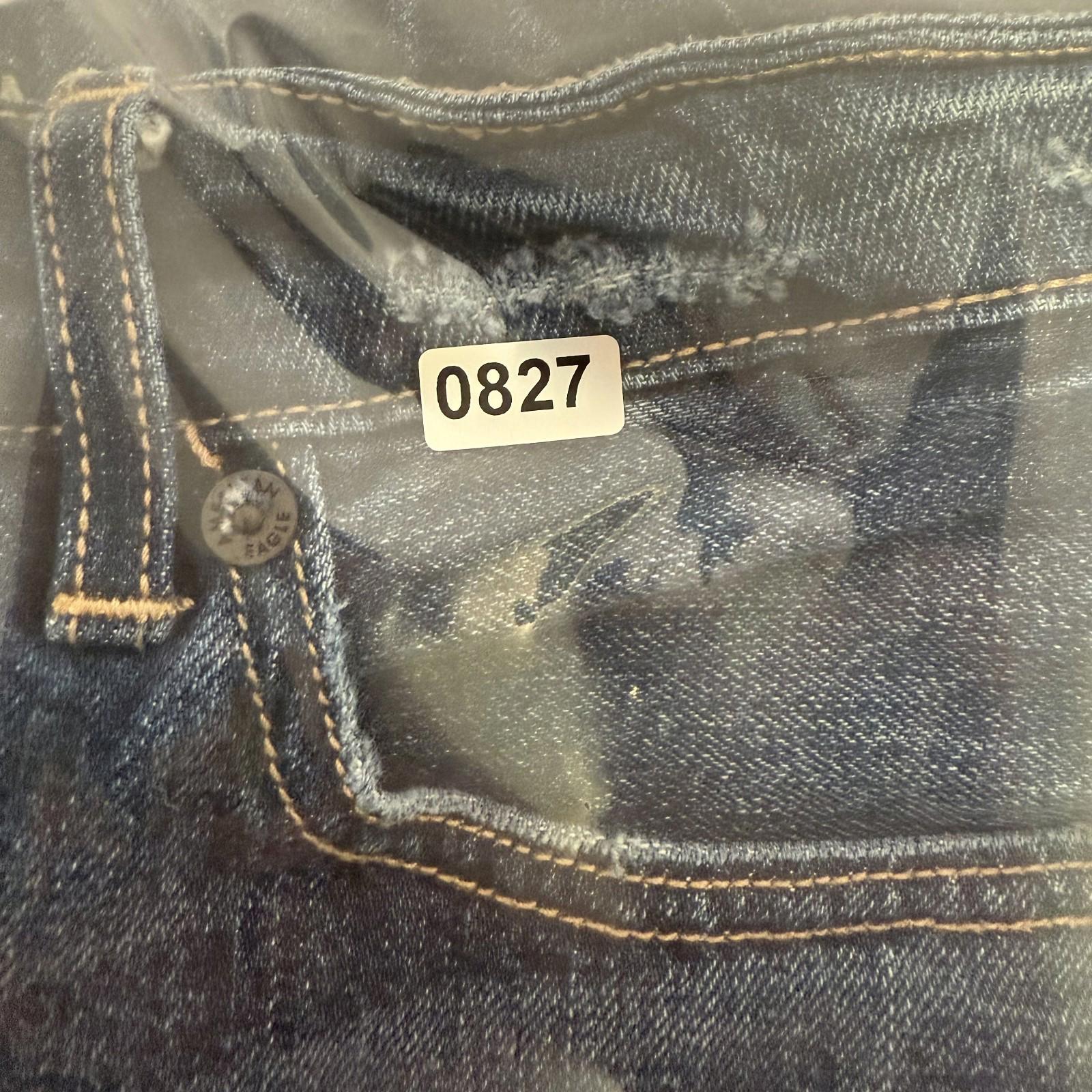 American Eagle Shorts Womens 8 Blue Jean Cutoff Tomgirl Distressed