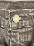 Levi's 514 Jeans Mens 30x30 Black Denim Stretch Pockets Dark Wash Straight Fit