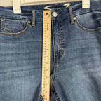 Seven 7 Tummyless High Rise Jeans Womens Size 16 Dark Wash Skinny Stretch Denim
