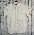 Orvis Open Air Caster Ventilated Short Sleeve Fishing Shirt Mens Sz Medium Cream